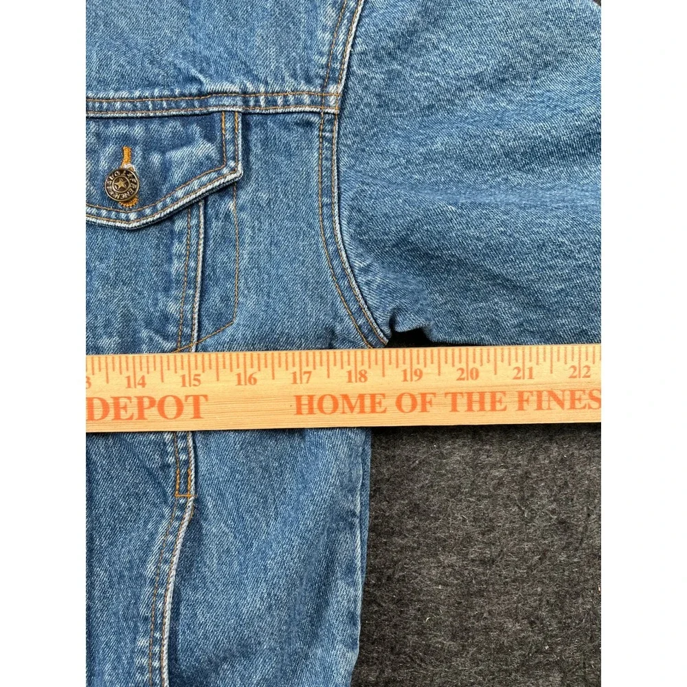 French Toast Denim Jacket Kids Size 12 Blue Excellent Cotton Trucker 12984